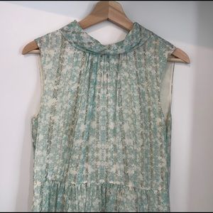 Brooks Brothers Mock neck Silk Dress